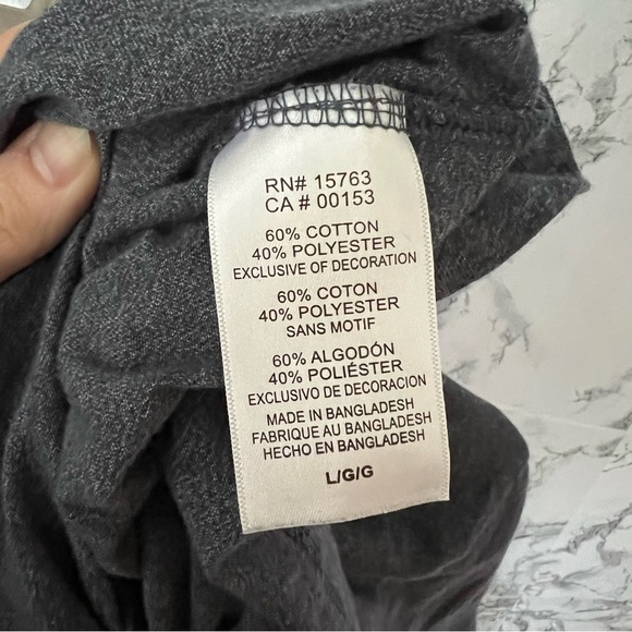 Champion Authentic Athleticwear NHL Chicago Blackhawks Tee Size L Heather Gray - Picture 6 of 6